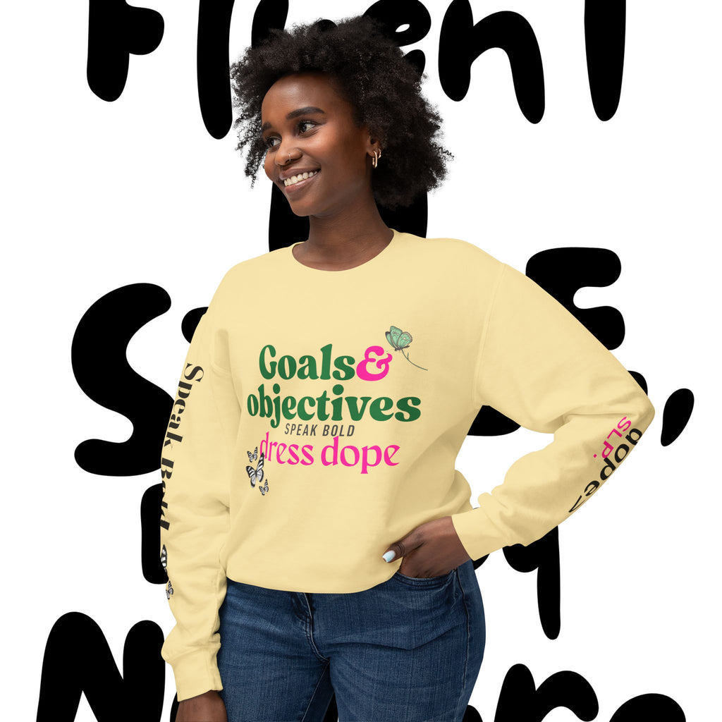 Goals & Objectives Crop Sweatshirt