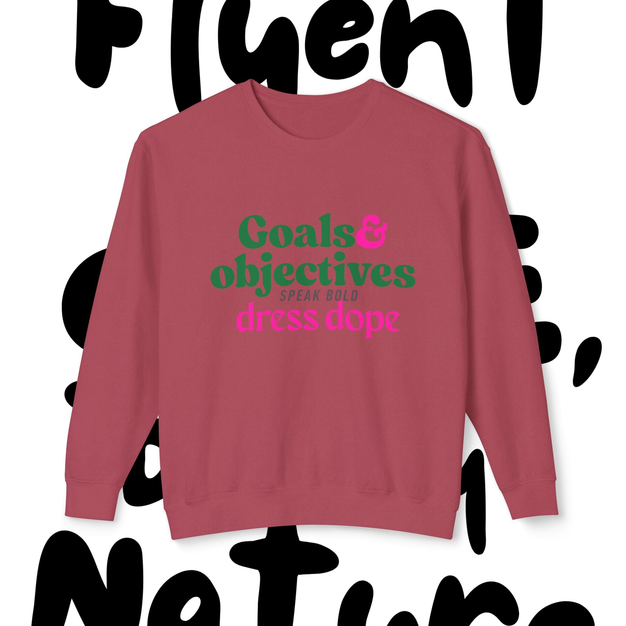 Goal & Objectives™ Sweatshirt — Therapy With Intention. Style With Purpose.