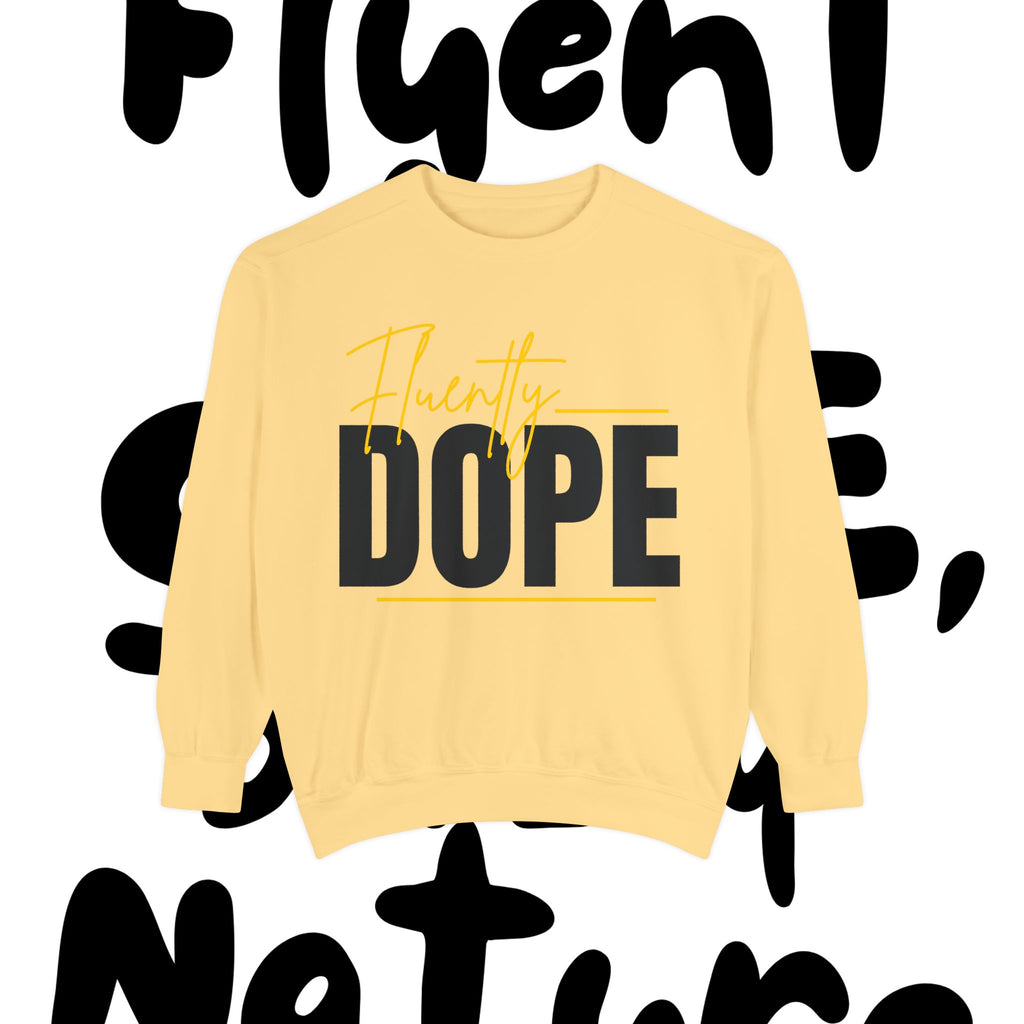 Fluently Dope SLP Sweatshirt — Unisex Speech-Language Pathologist Pullover