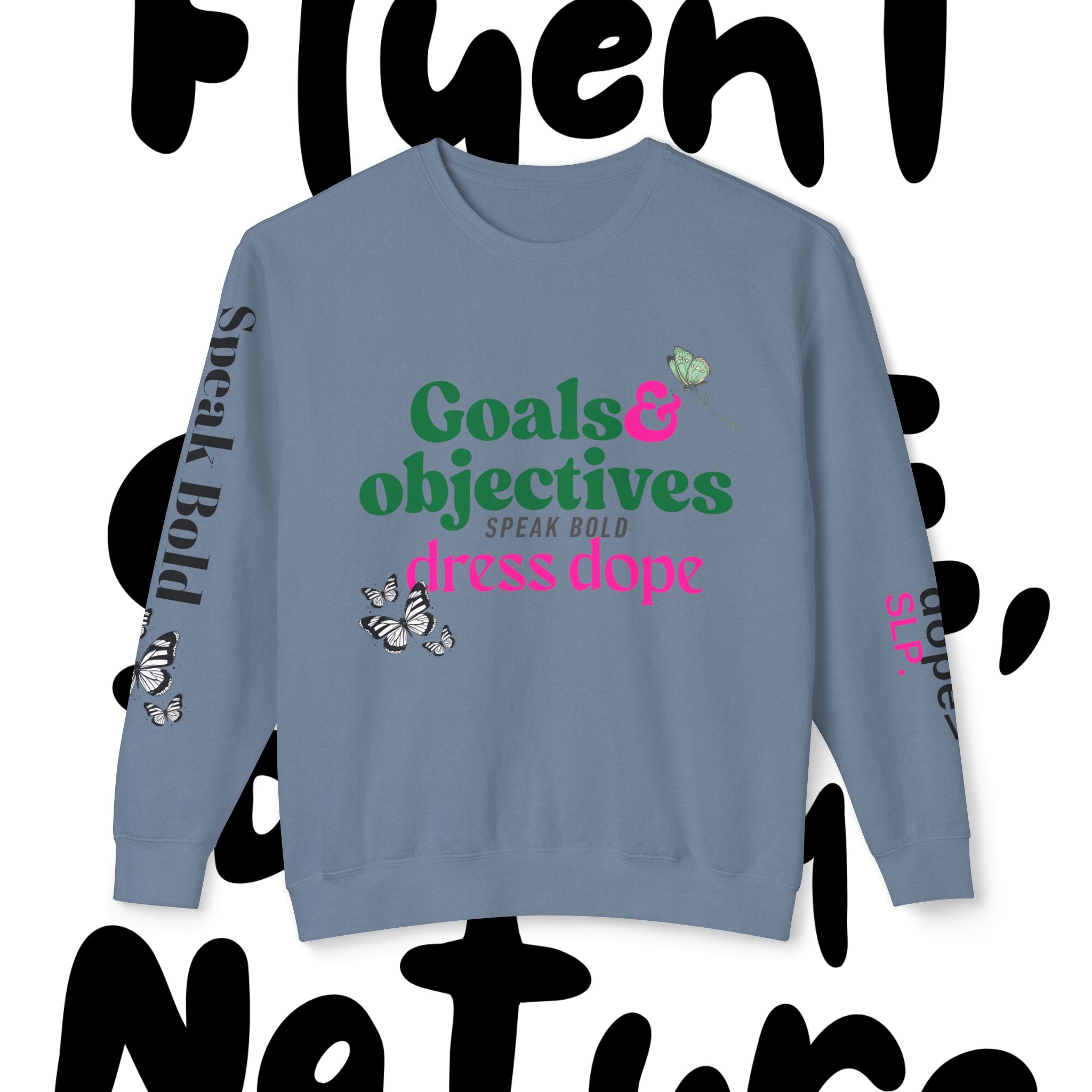 Goals & Objectives Crop Sweatshirt