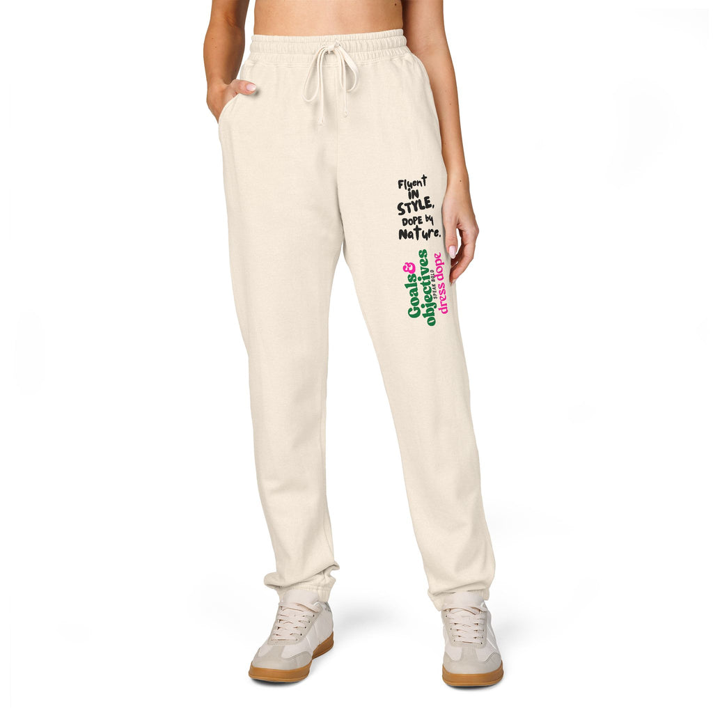 Unisex Garment-Dyed Fleece Sweatpants