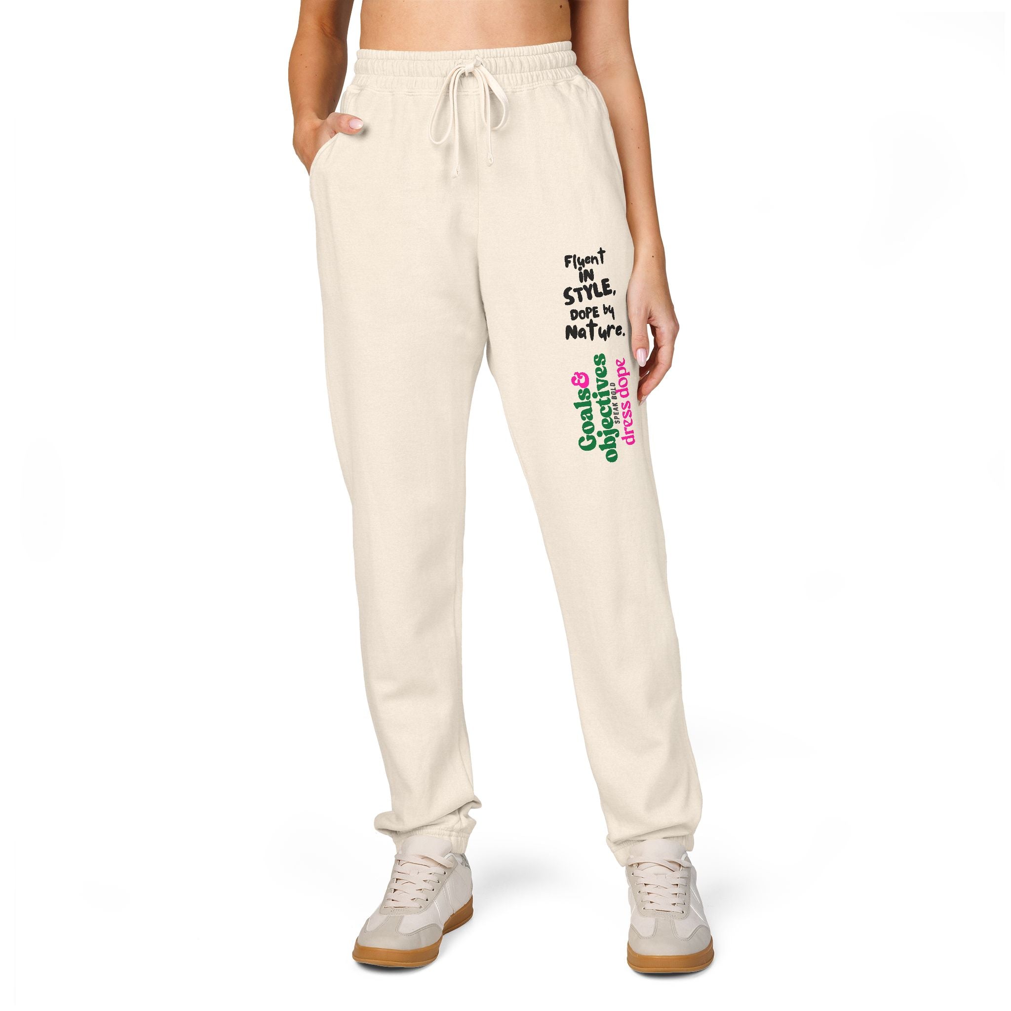 Unisex Garment-Dyed Fleece Sweatpants