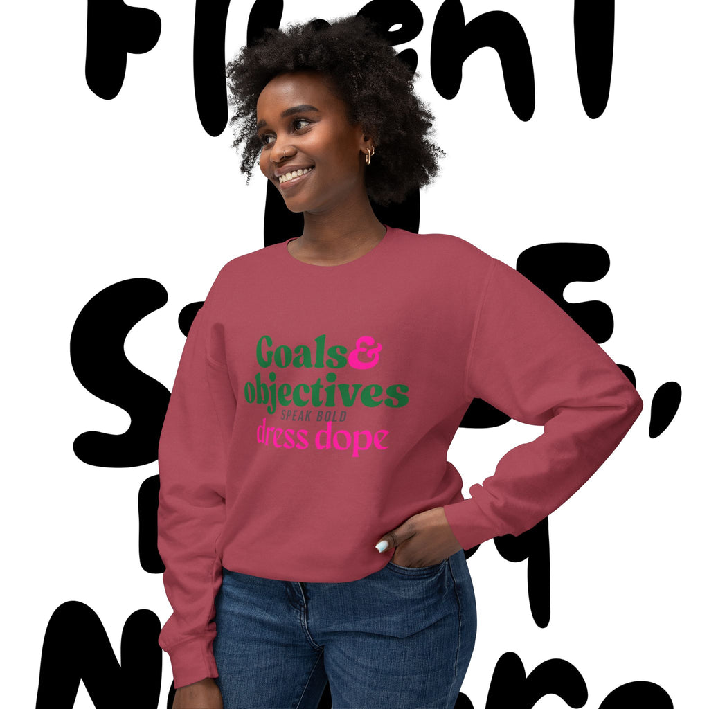 Goal & Objectives™ Sweatshirt — Therapy With Intention. Style With Purpose.