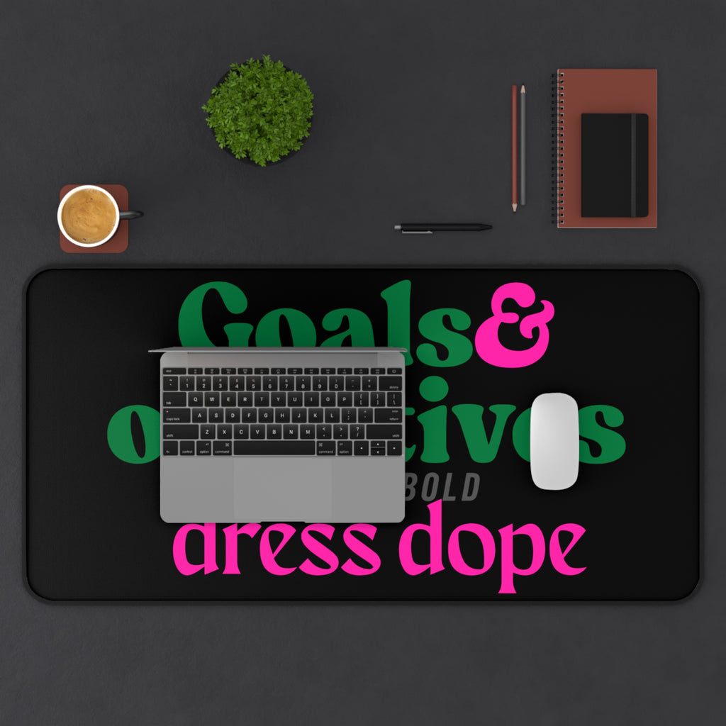 Goals & Objectives Desk Mat