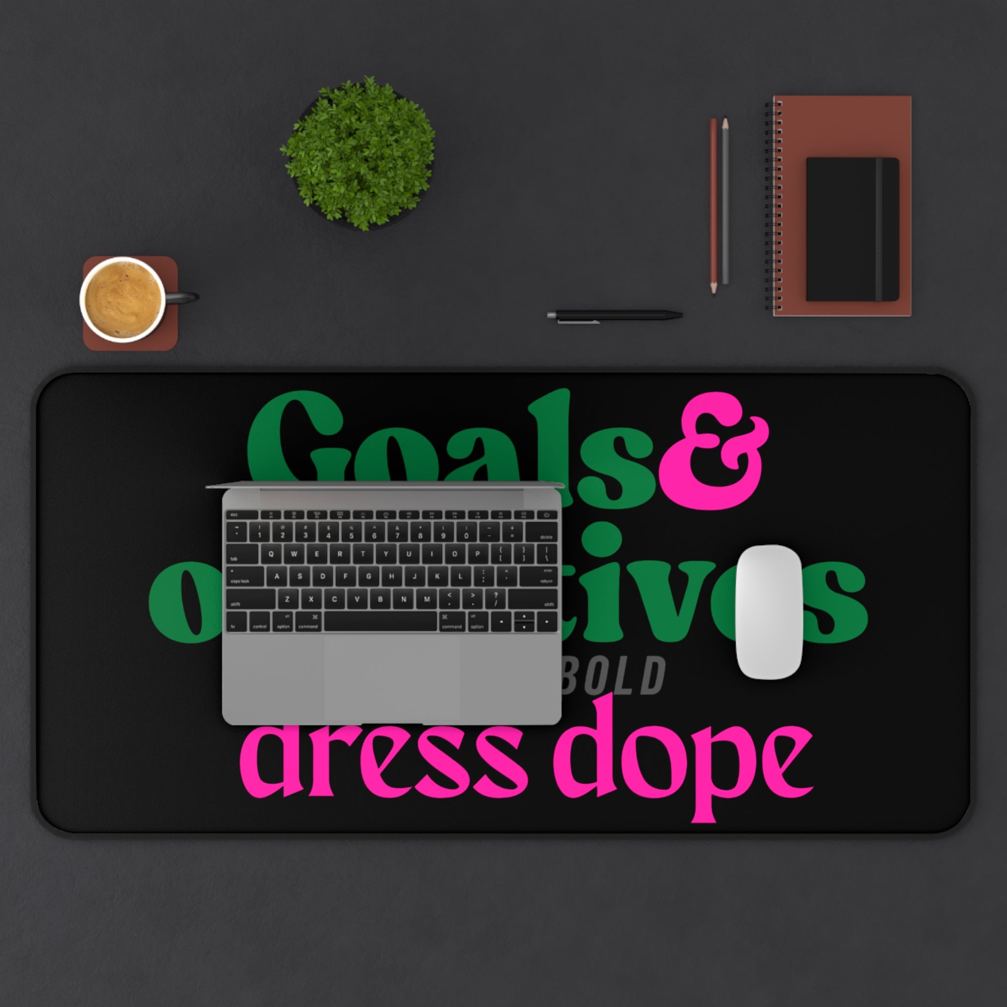 Goals & Objectives Desk Mat