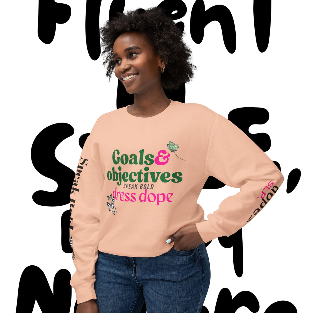 Goals & Objectives Crop Sweatshirt