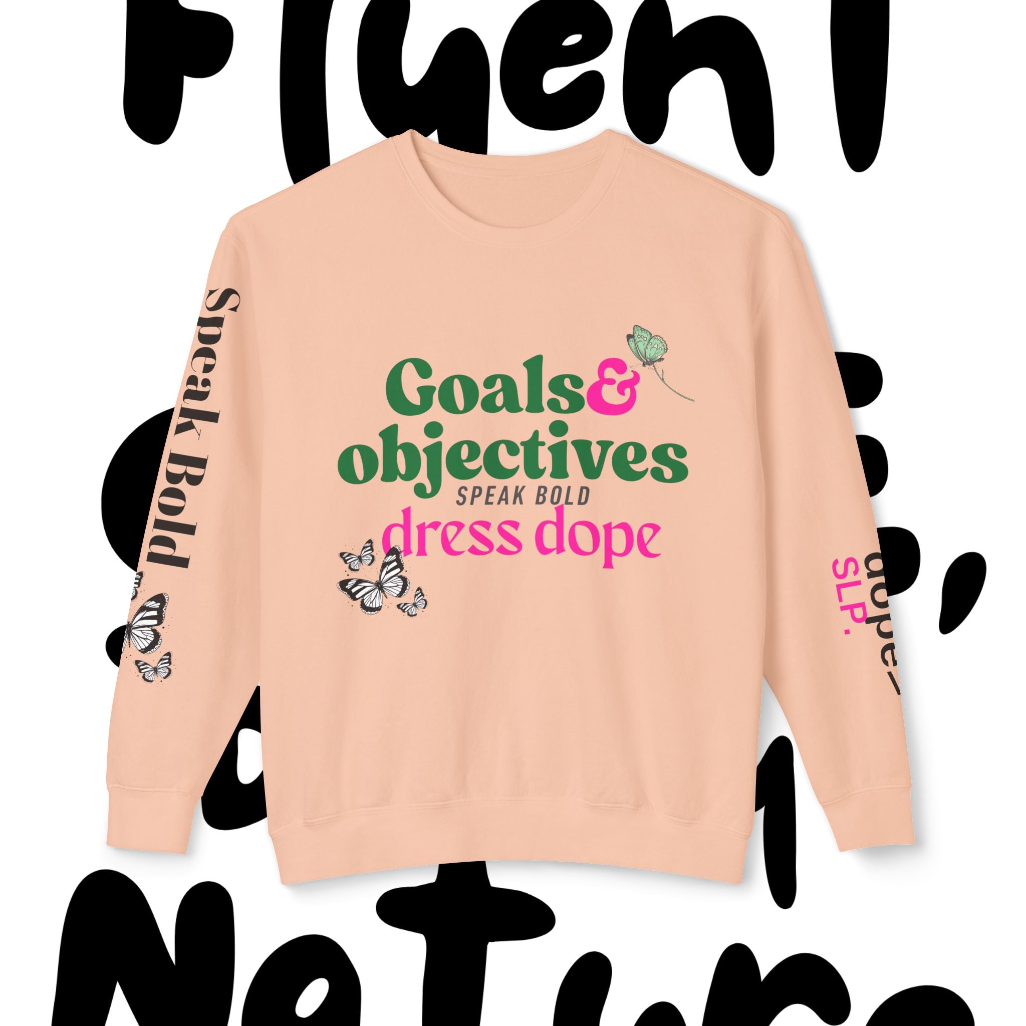 Goals & Objectives Crop Sweatshirt