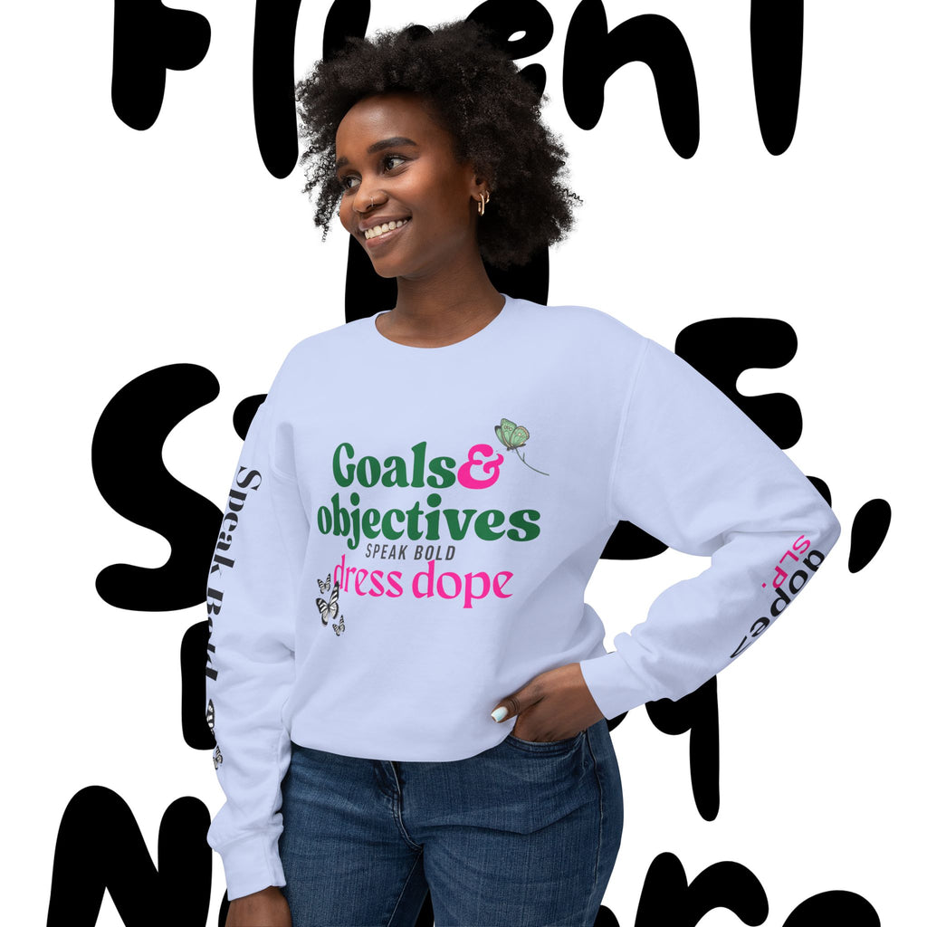 Goals & Objectives Crop Sweatshirt