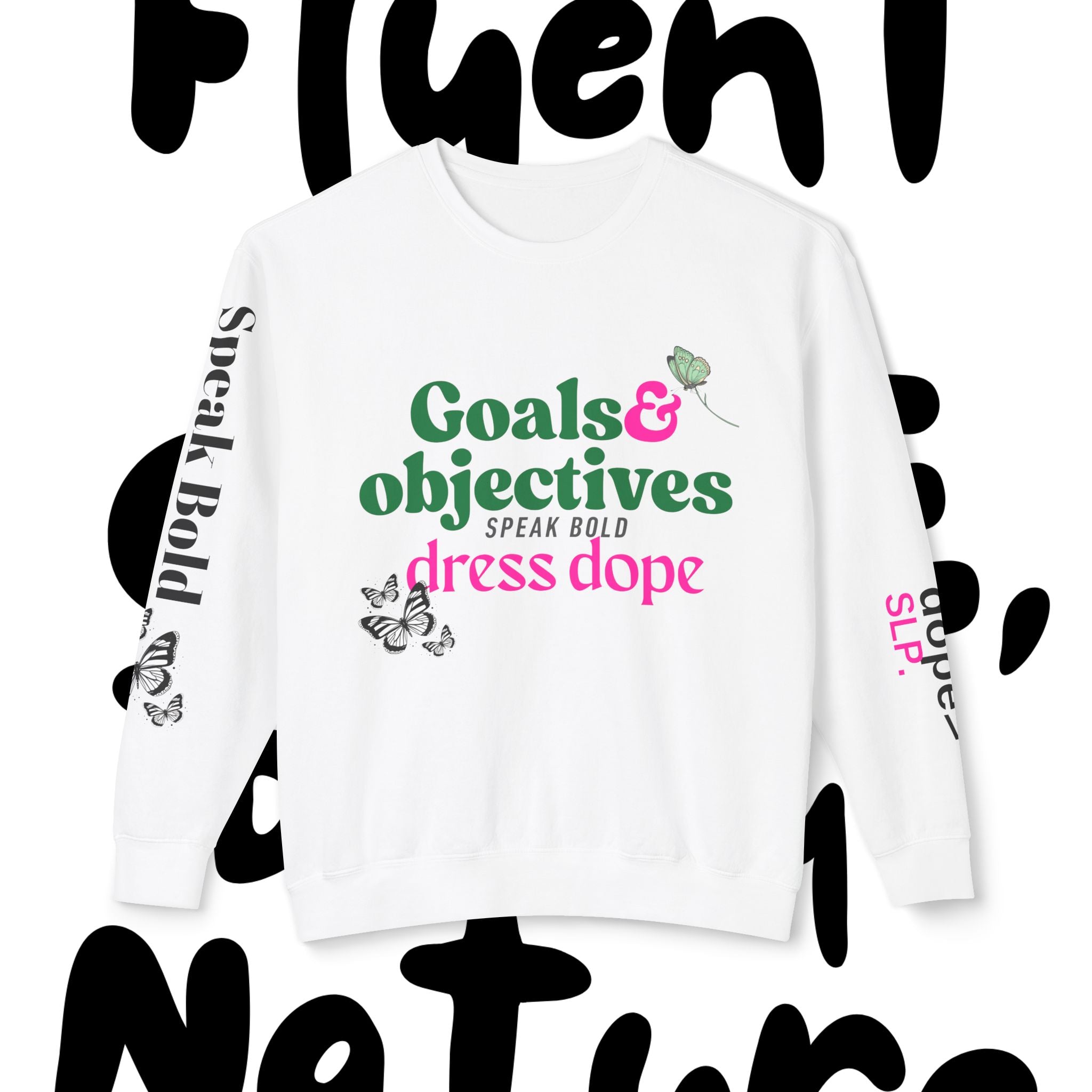 Goals & Objectives Crop Sweatshirt