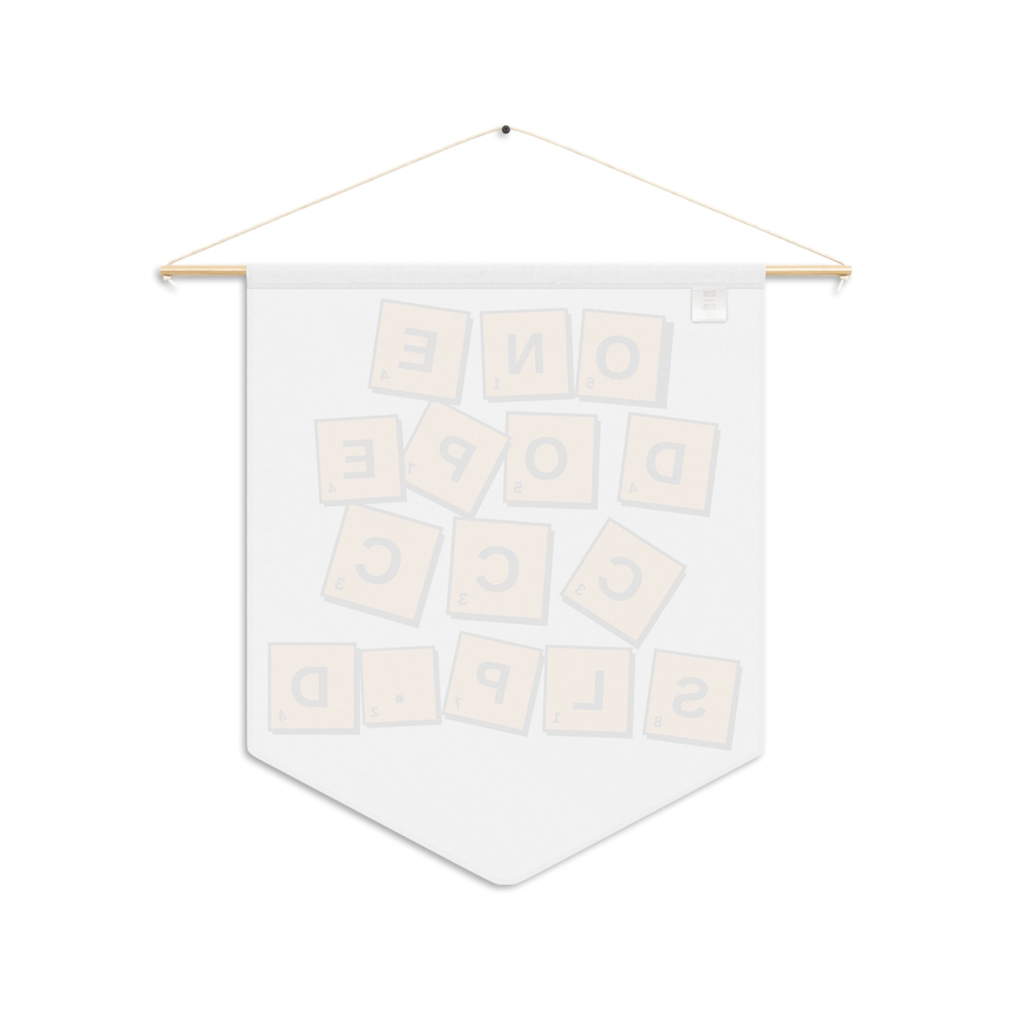 Scrabble-Inspired One Dope SLP.D Wall Pennant