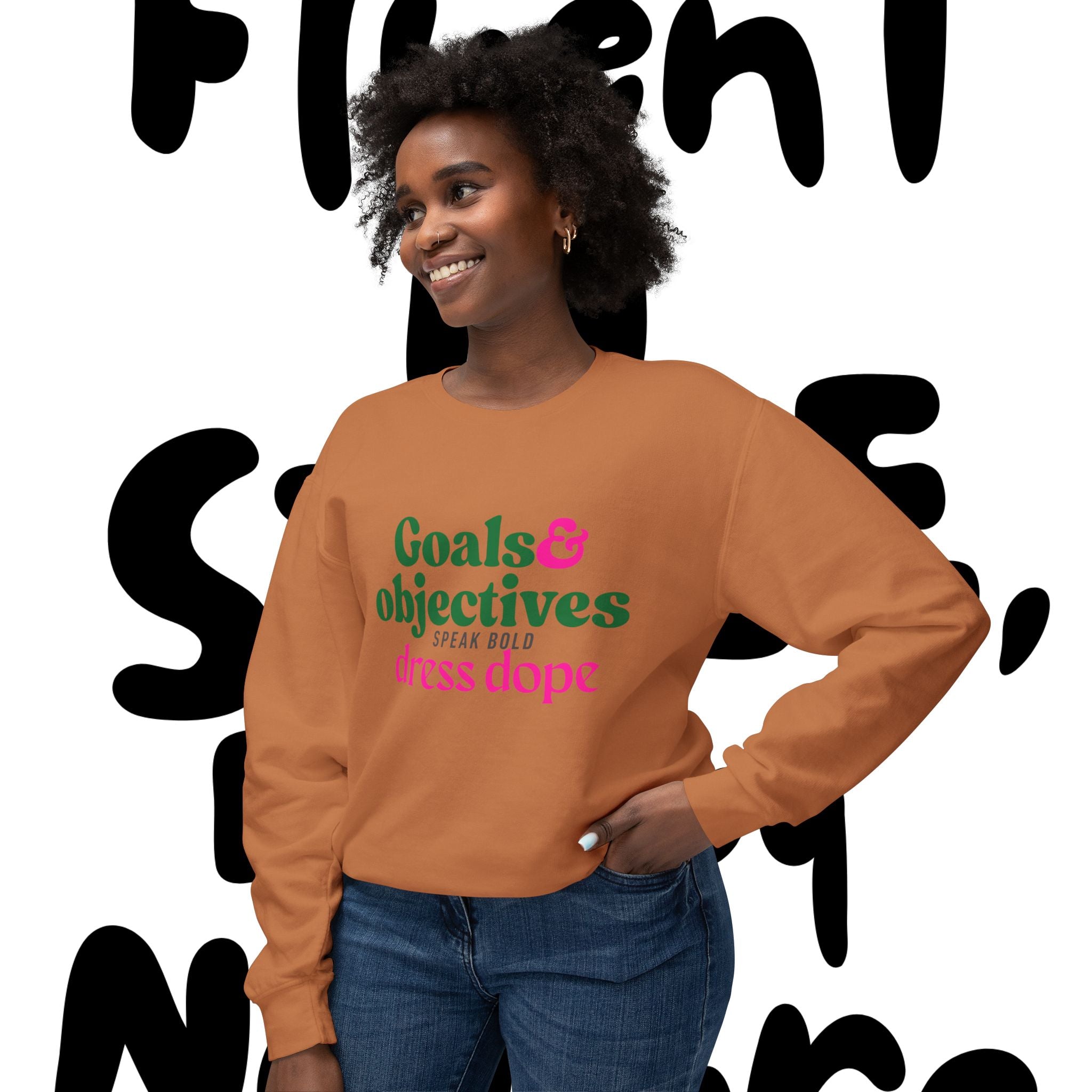 Goal & Objectives™ Sweatshirt — Therapy With Intention. Style With Purpose.