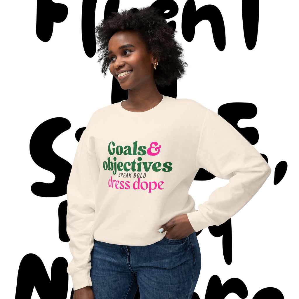 Goal & Objectives™ Sweatshirt — Therapy With Intention. Style With Purpose.