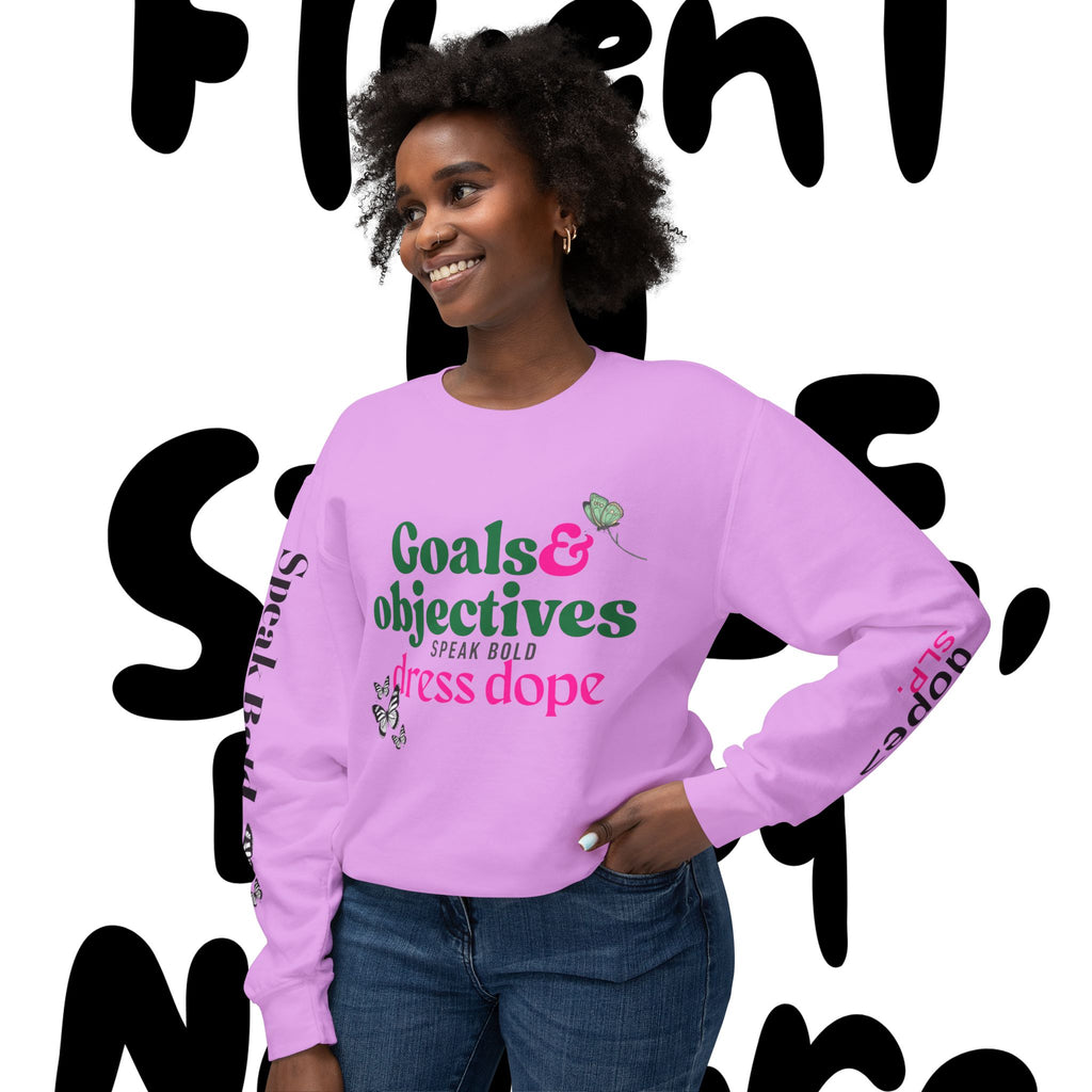 Goals & Objectives Crop Sweatshirt