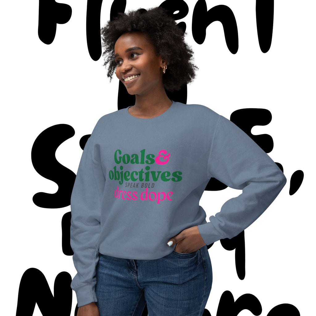 Goal & Objectives™ Sweatshirt — Therapy With Intention. Style With Purpose.