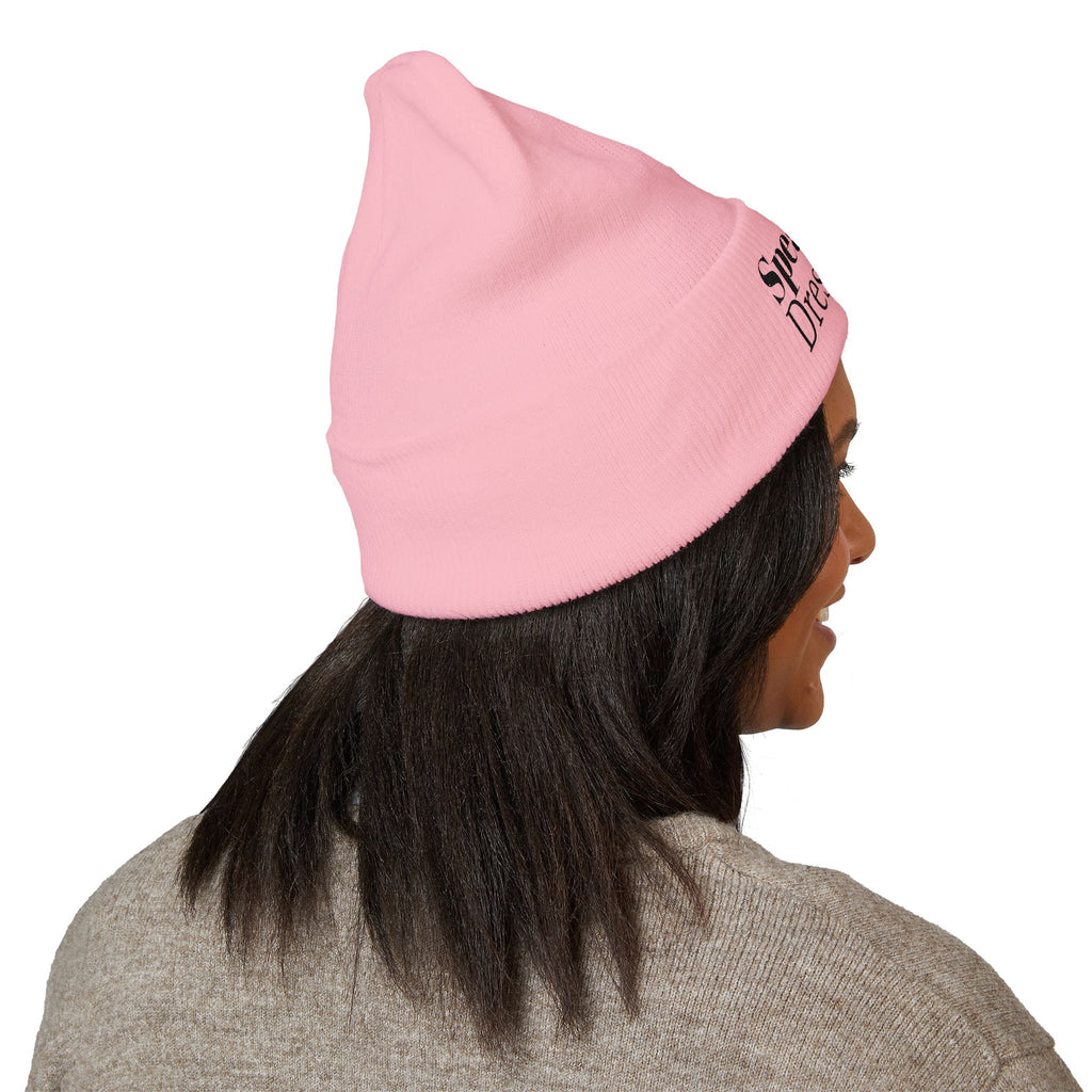 Speak Bold Dress Dope Classic Cuffed Beanie (Embroidered)