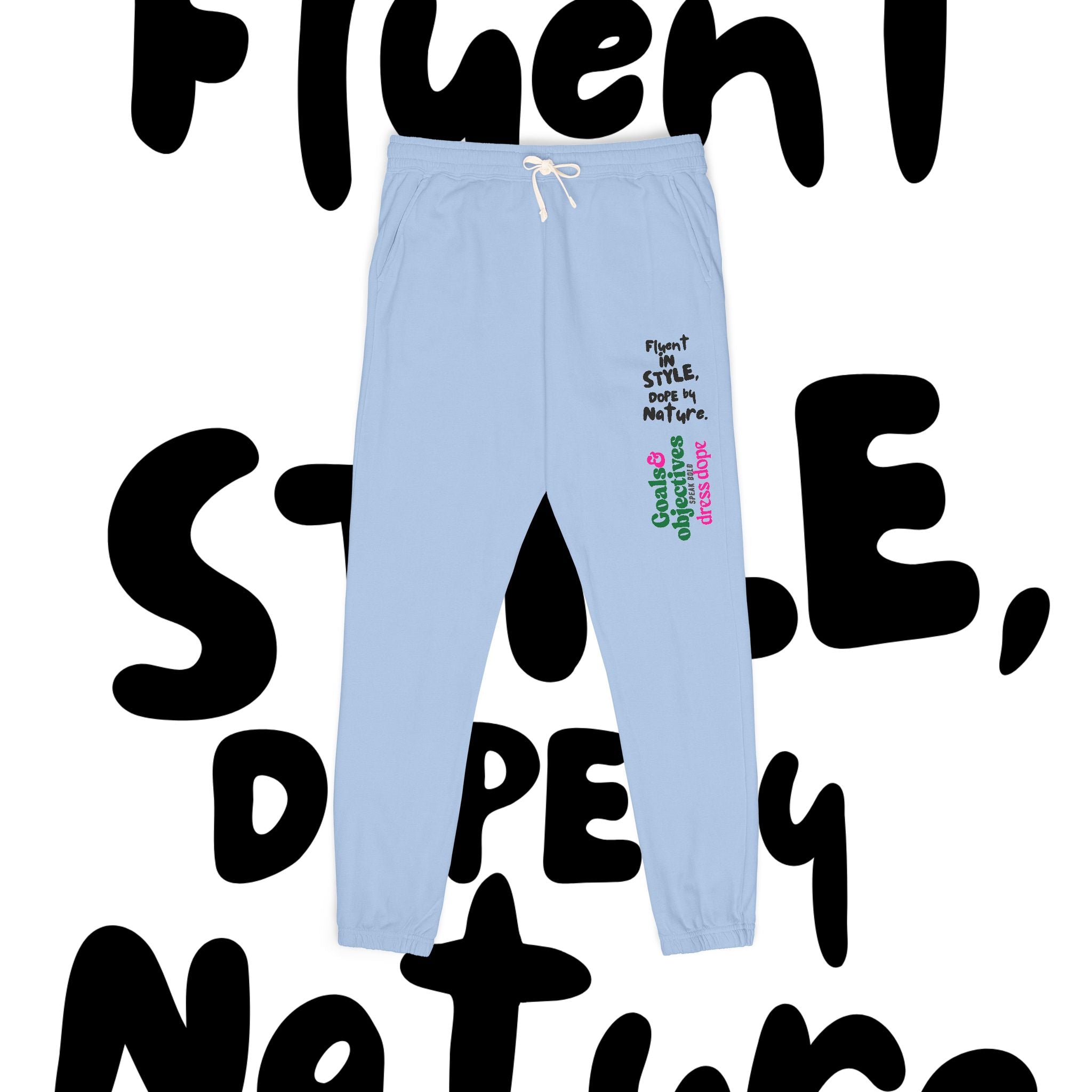 Unisex Garment-Dyed Fleece Sweatpants