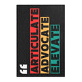 Articulate Advocate Elevate Therapy Room Rug | Motivational Home Decor|Statement Piece