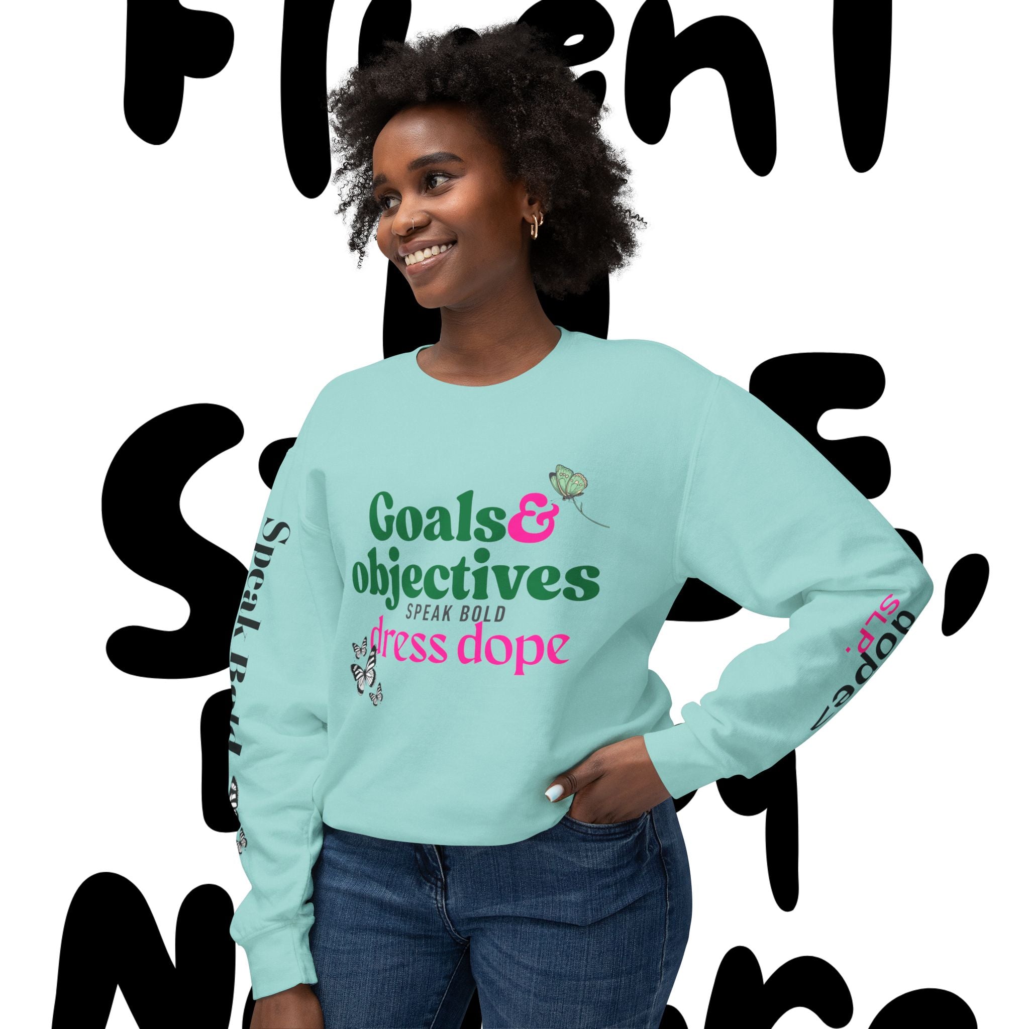 Goals & Objectives Crop Sweatshirt