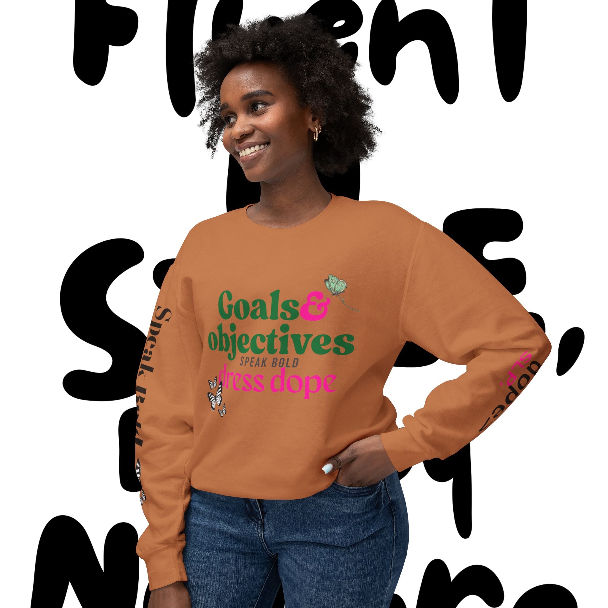 Goals & Objectives Crop Sweatshirt