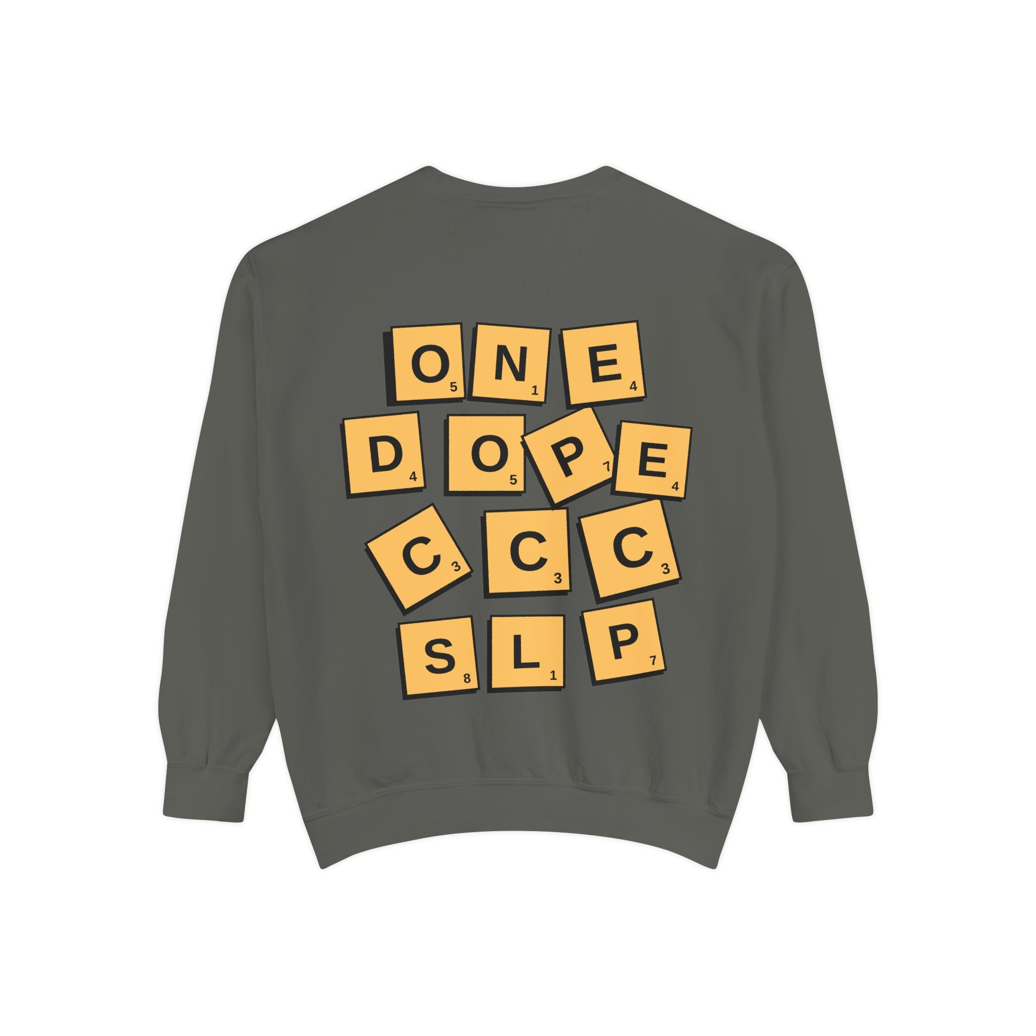 Fluently Dope SLP Sweatshirt — Unisex Speech-Language Pathologist Pullover