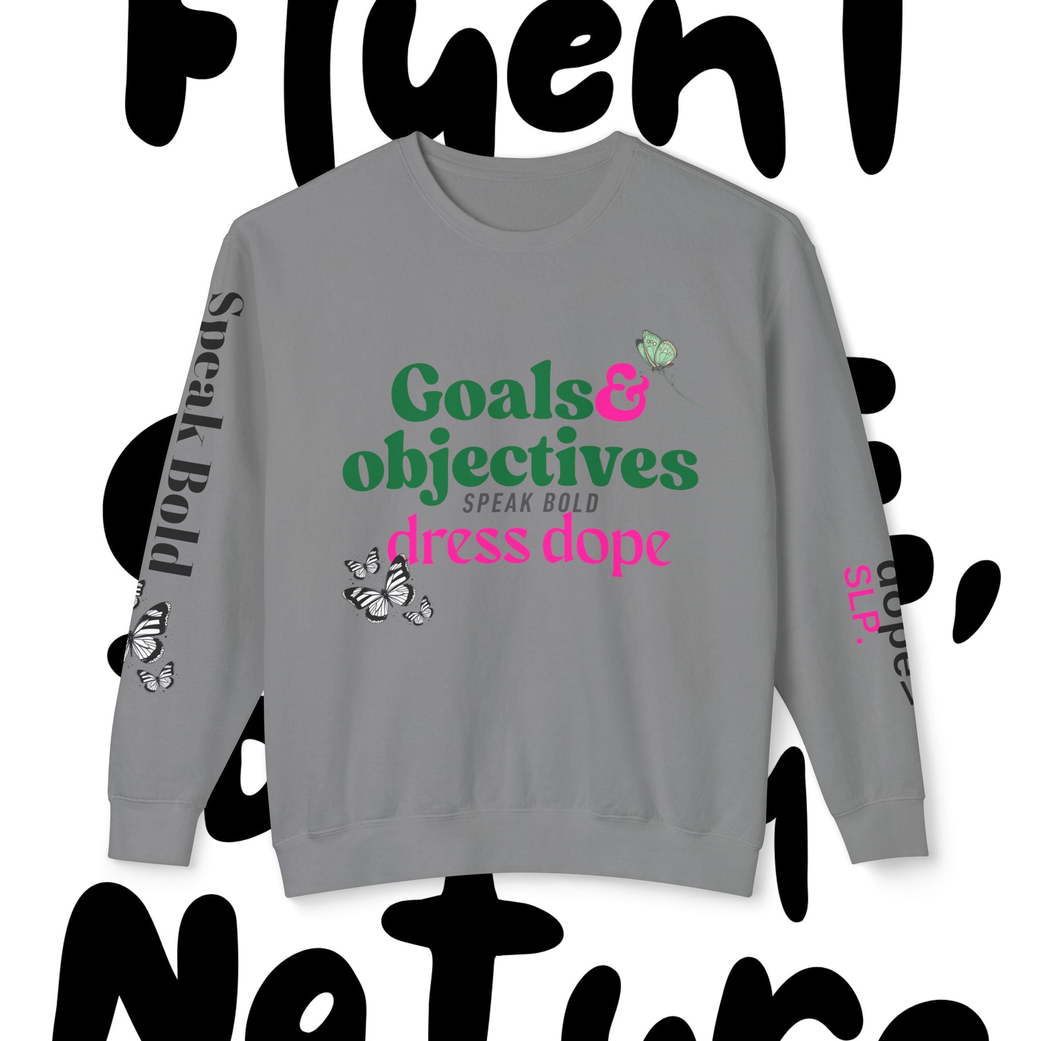 Goals & Objectives Crop Sweatshirt