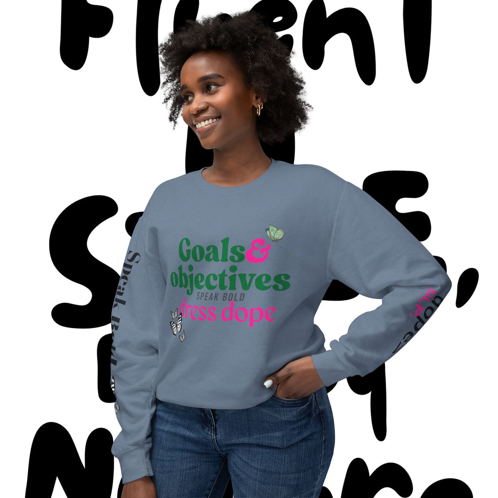 Goals & Objectives Crop Sweatshirt