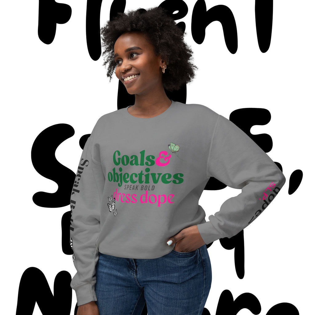 Goals & Objectives Crop Sweatshirt