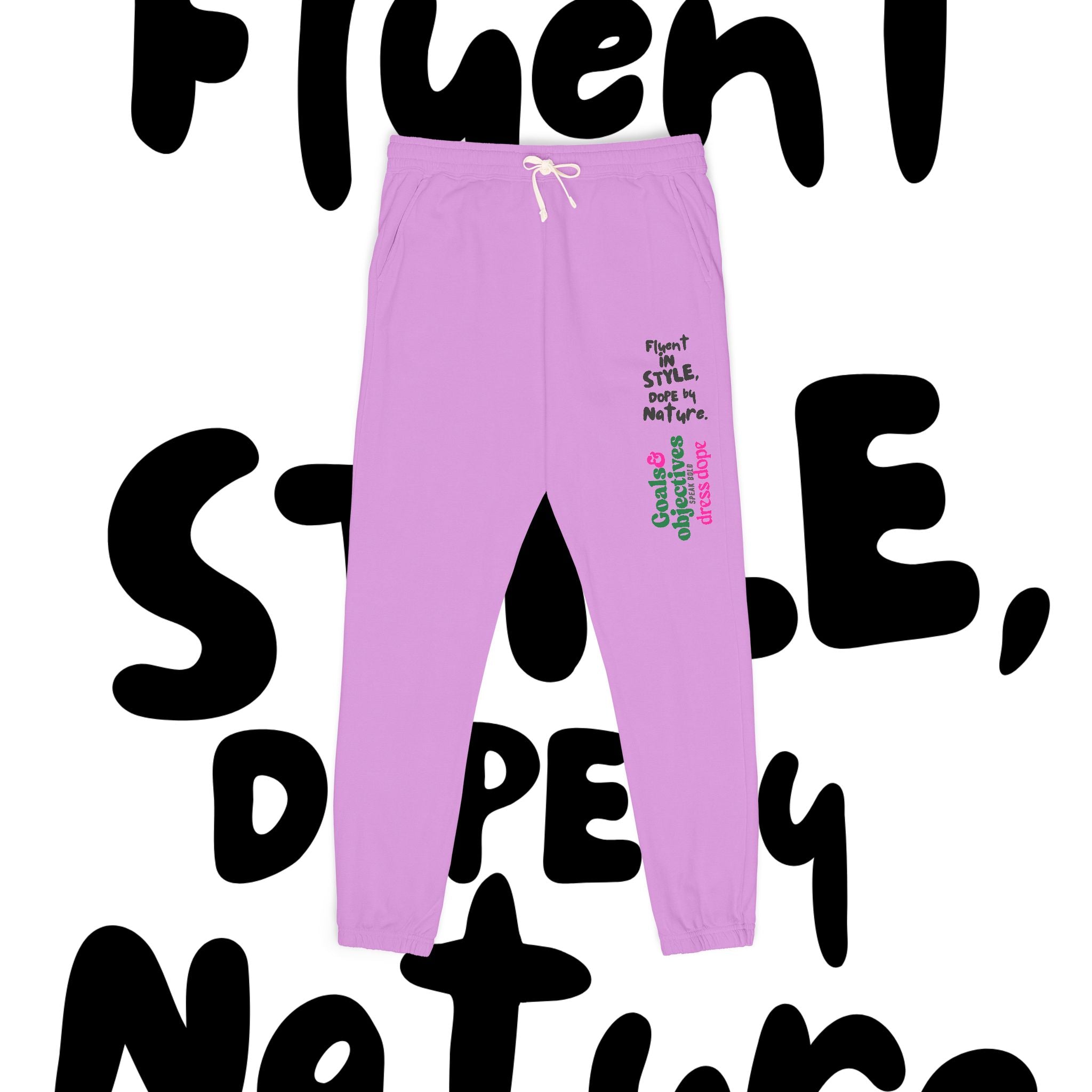 Unisex Garment-Dyed Fleece Sweatpants