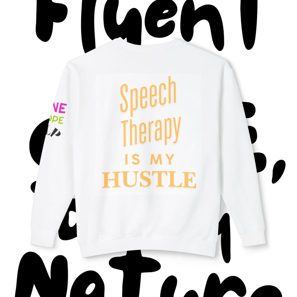 One Dope SLP Scrabble “ Speech Therapy is My Hustle” Crewneck Sweatshirt