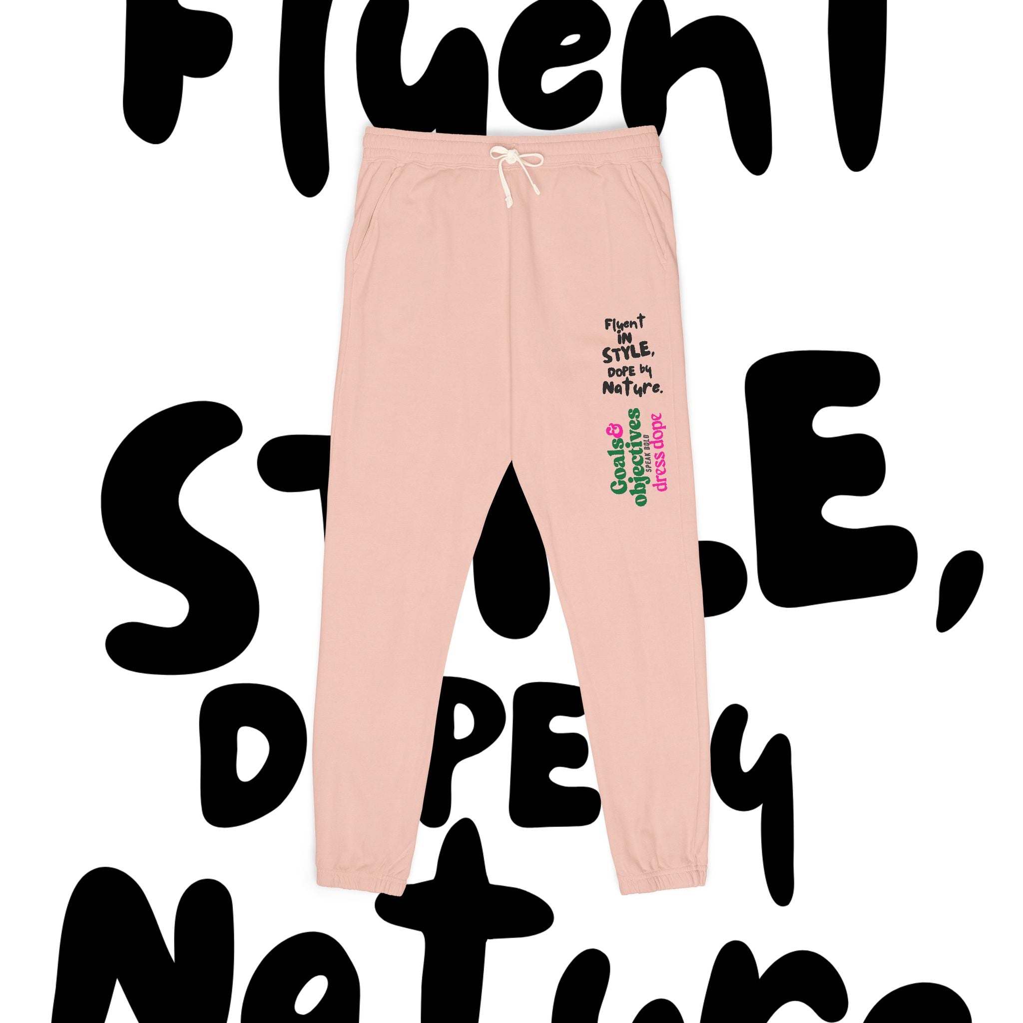 Unisex Garment-Dyed Fleece Sweatpants