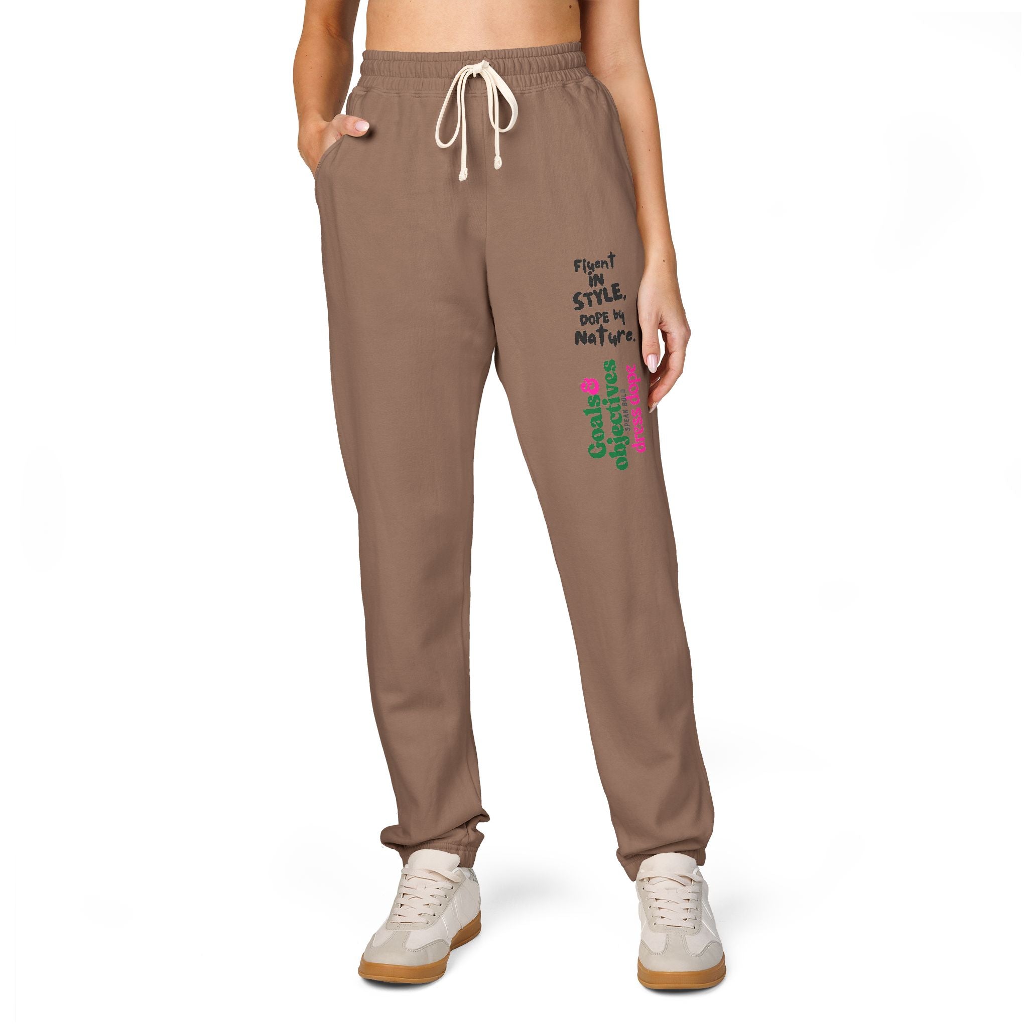 Unisex Garment-Dyed Fleece Sweatpants