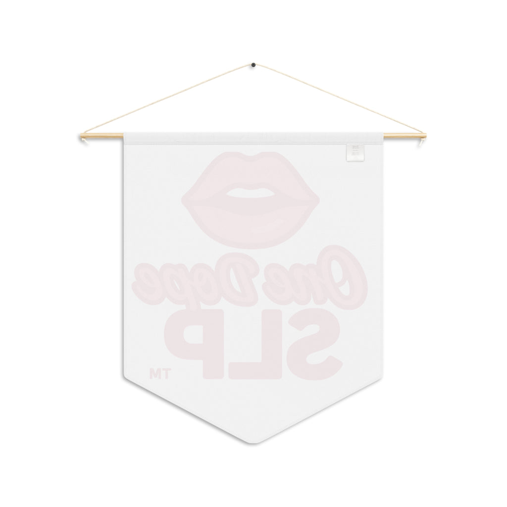 One Dope SLP Pennant | Fun Wall Decor | Speech Language Pathologist Gift | Room Decoration | Inspirational Banner