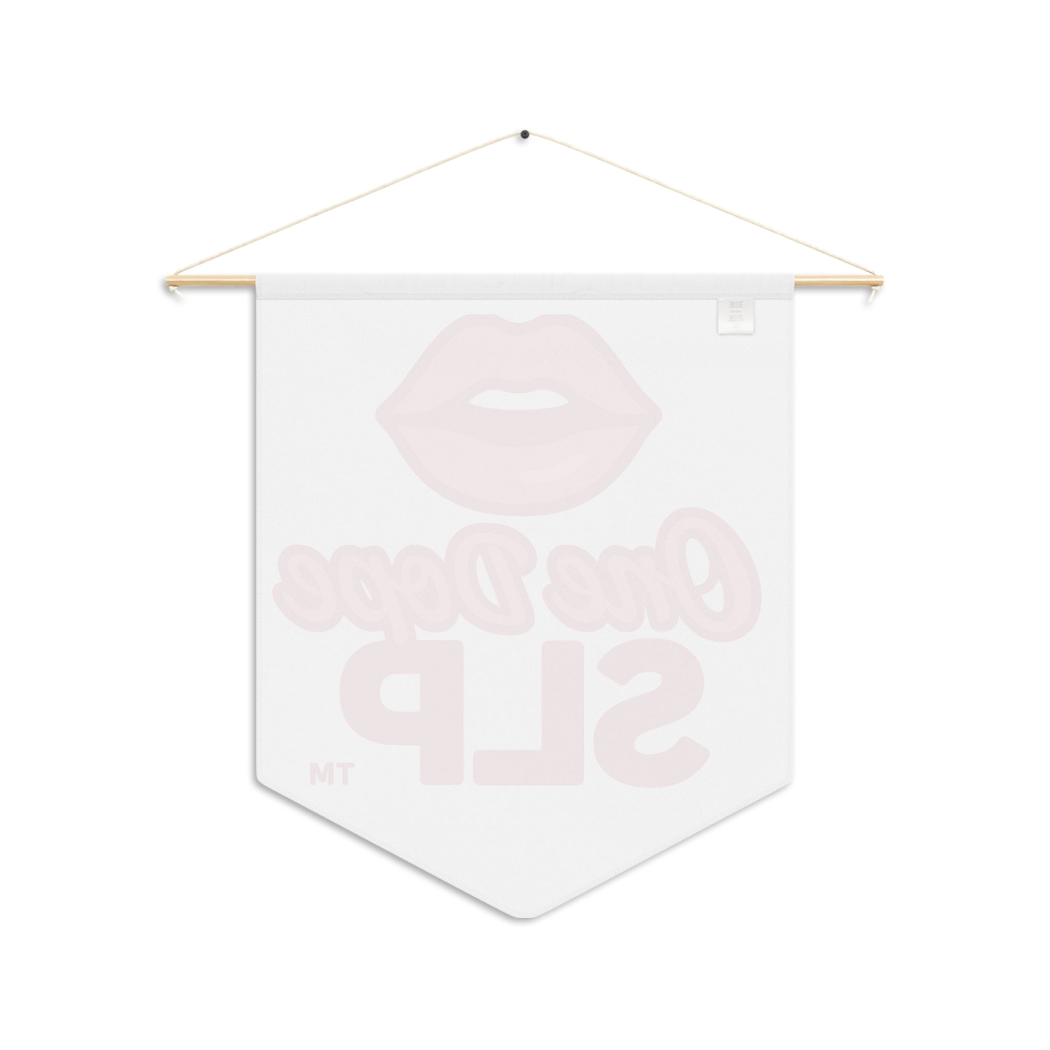 One Dope SLP Pennant | Fun Wall Decor | Speech Language Pathologist Gift | Room Decoration | Inspirational Banner