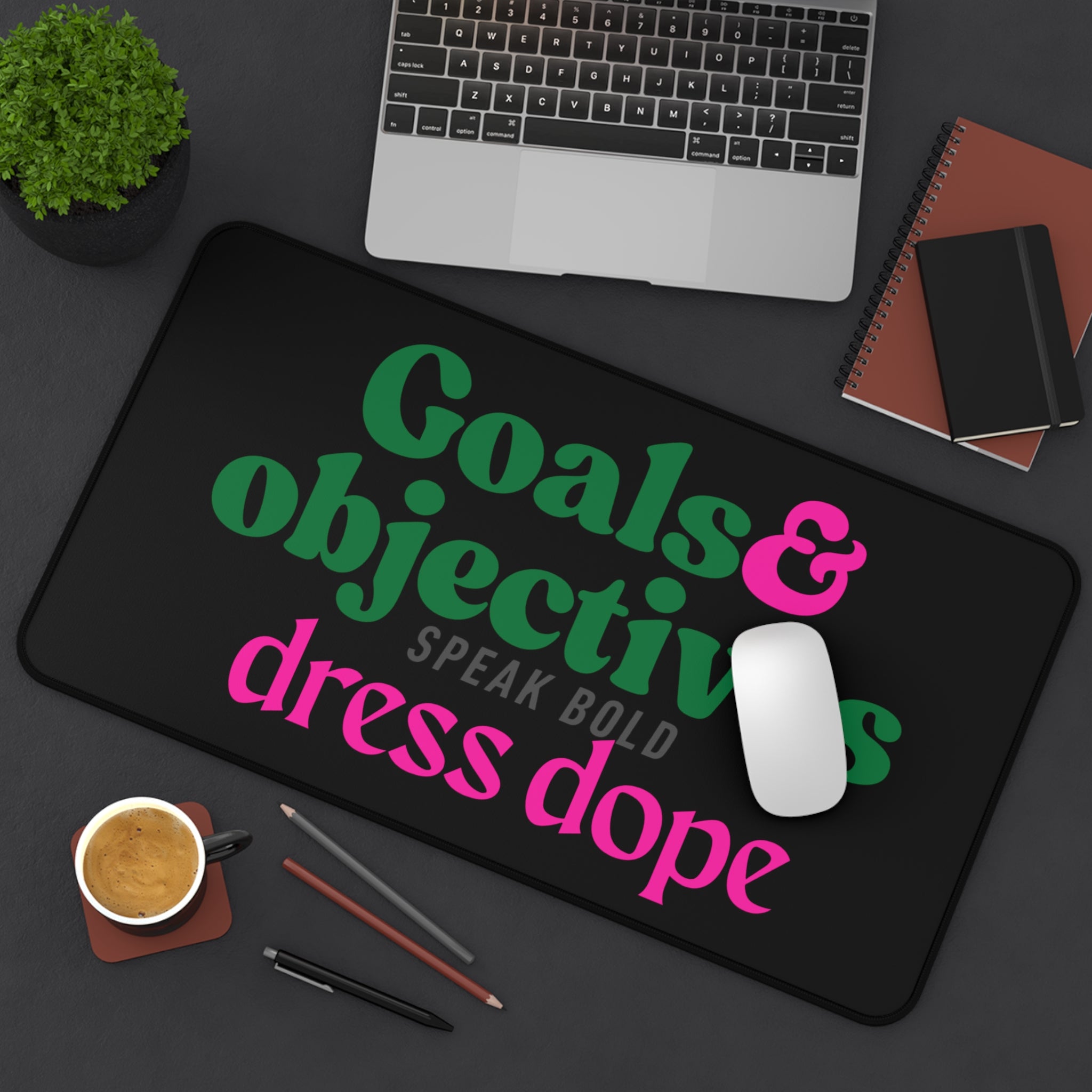 Goals & Objectives Desk Mat