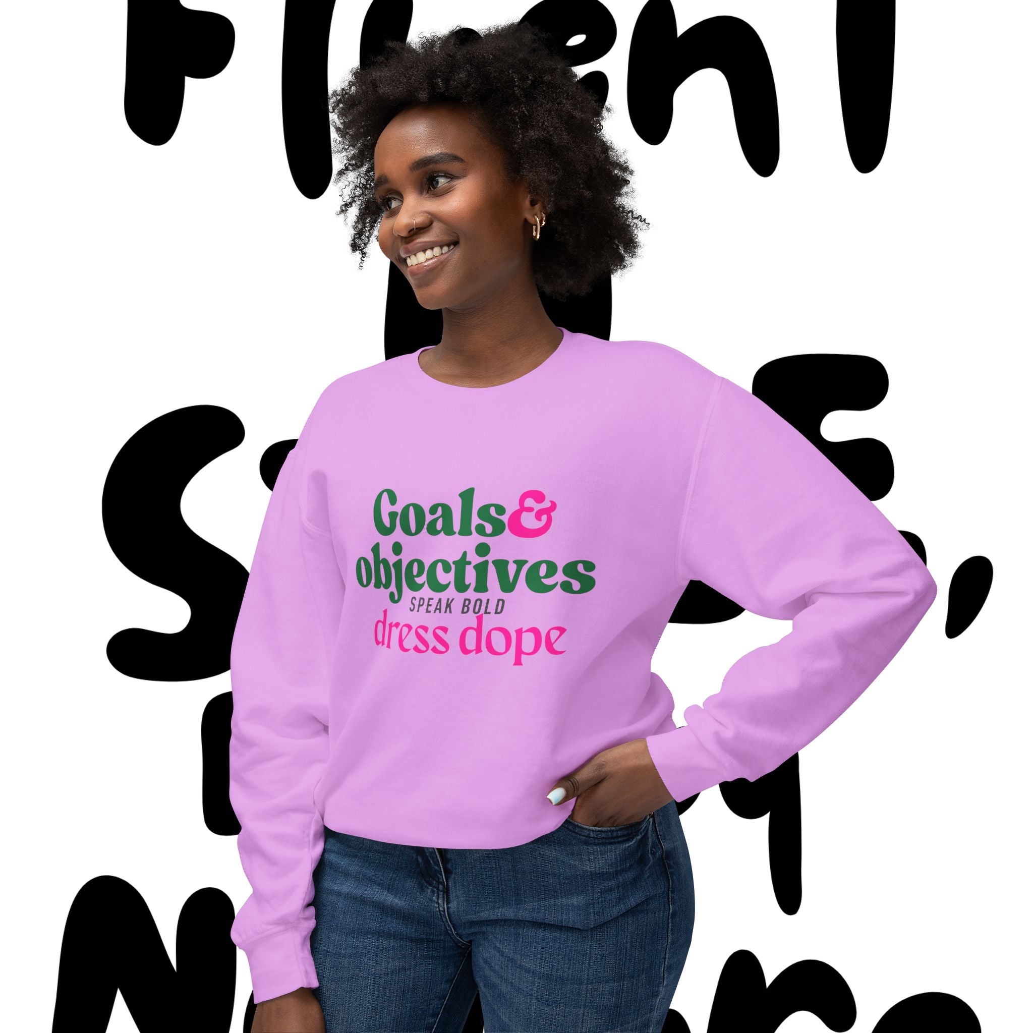 Goal & Objectives™ Sweatshirt — Therapy With Intention. Style With Purpose.