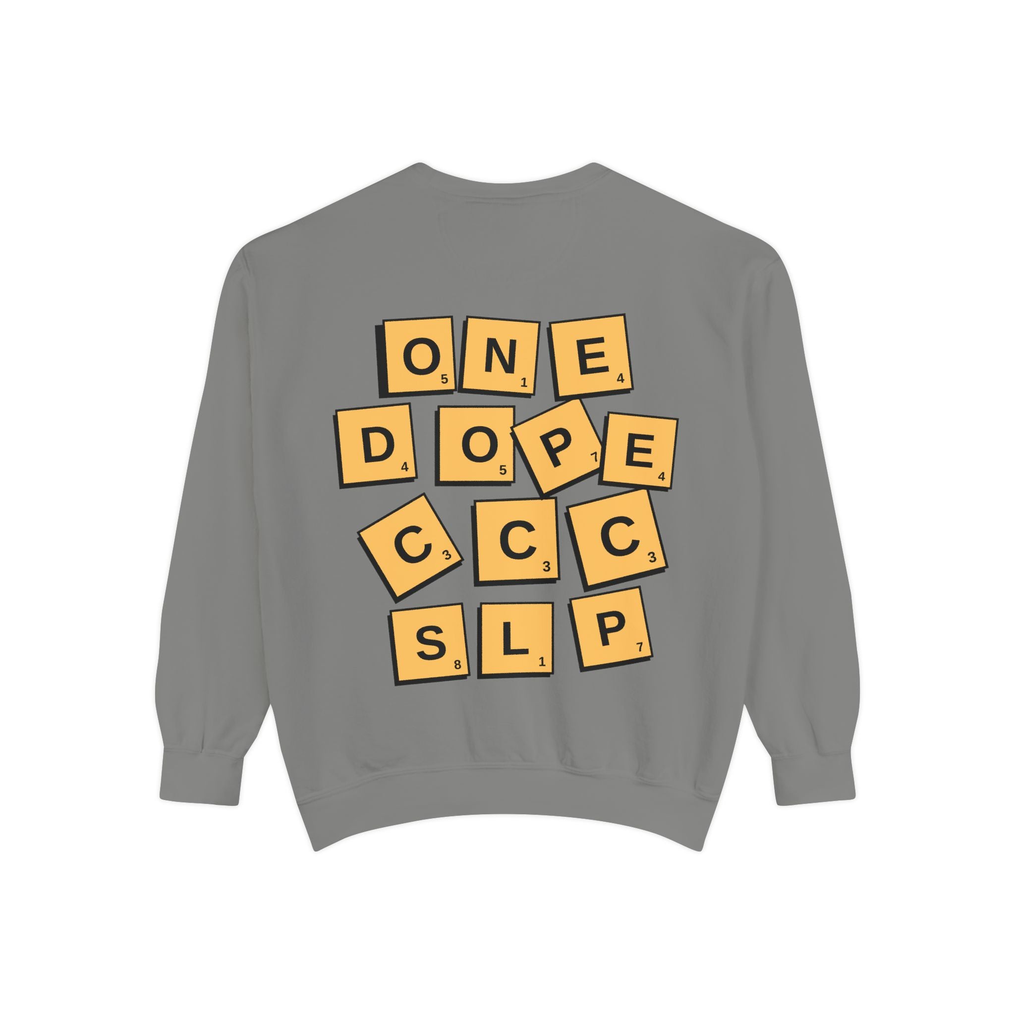 Fluently Dope SLP Sweatshirt — Unisex Speech-Language Pathologist Pullover