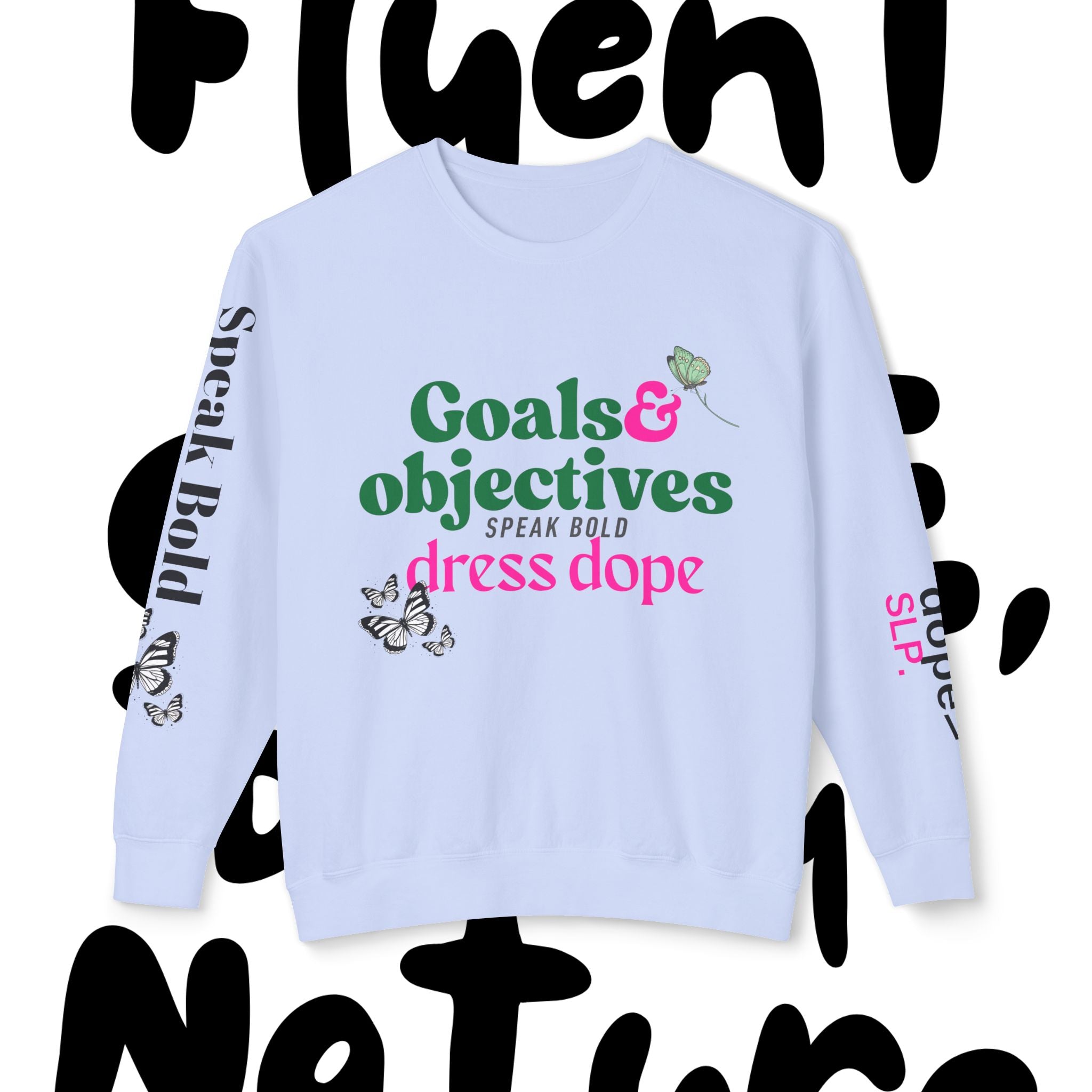 Goals & Objectives Crop Sweatshirt