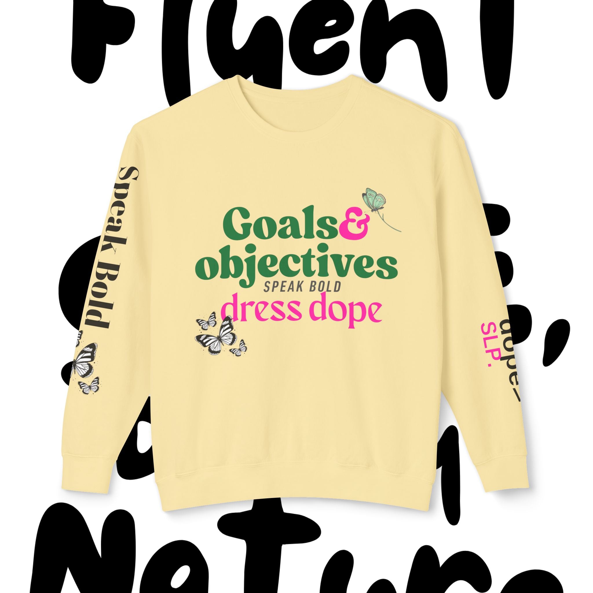 Goals & Objectives Crop Sweatshirt