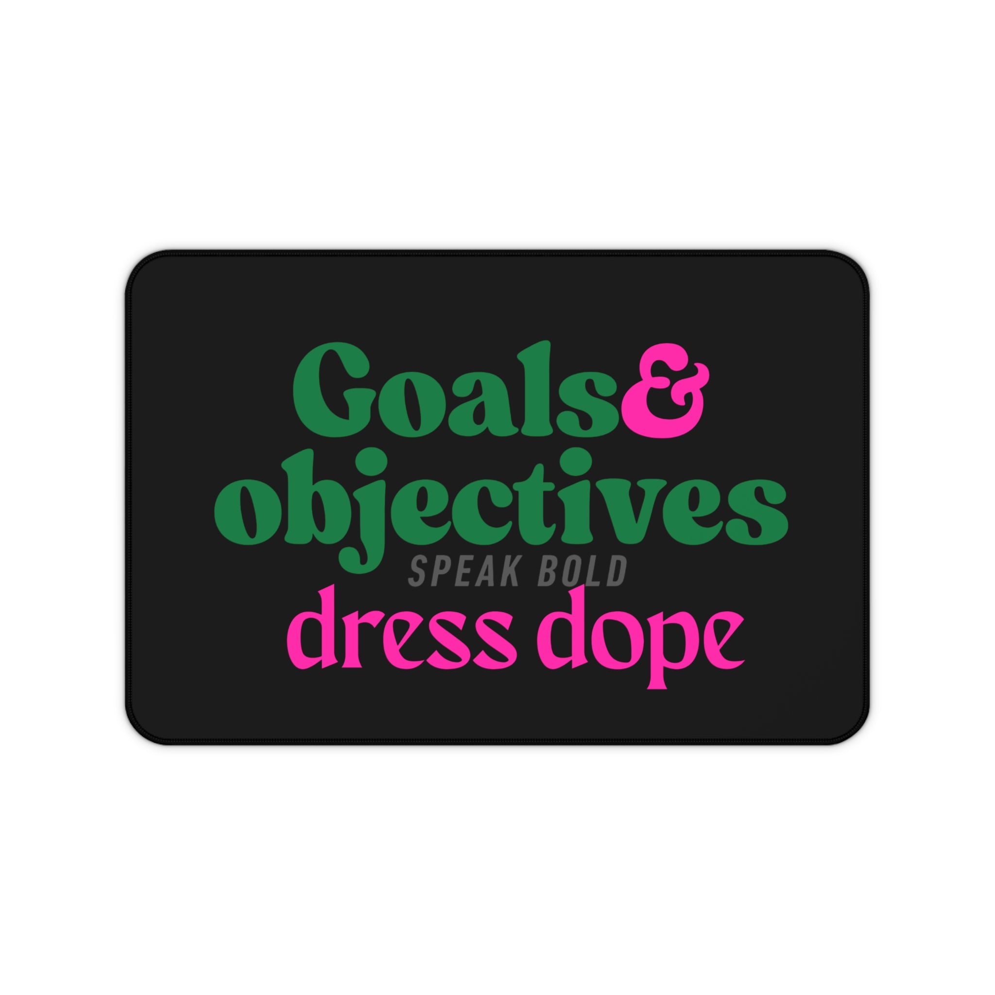 Goals & Objectives Desk Mat