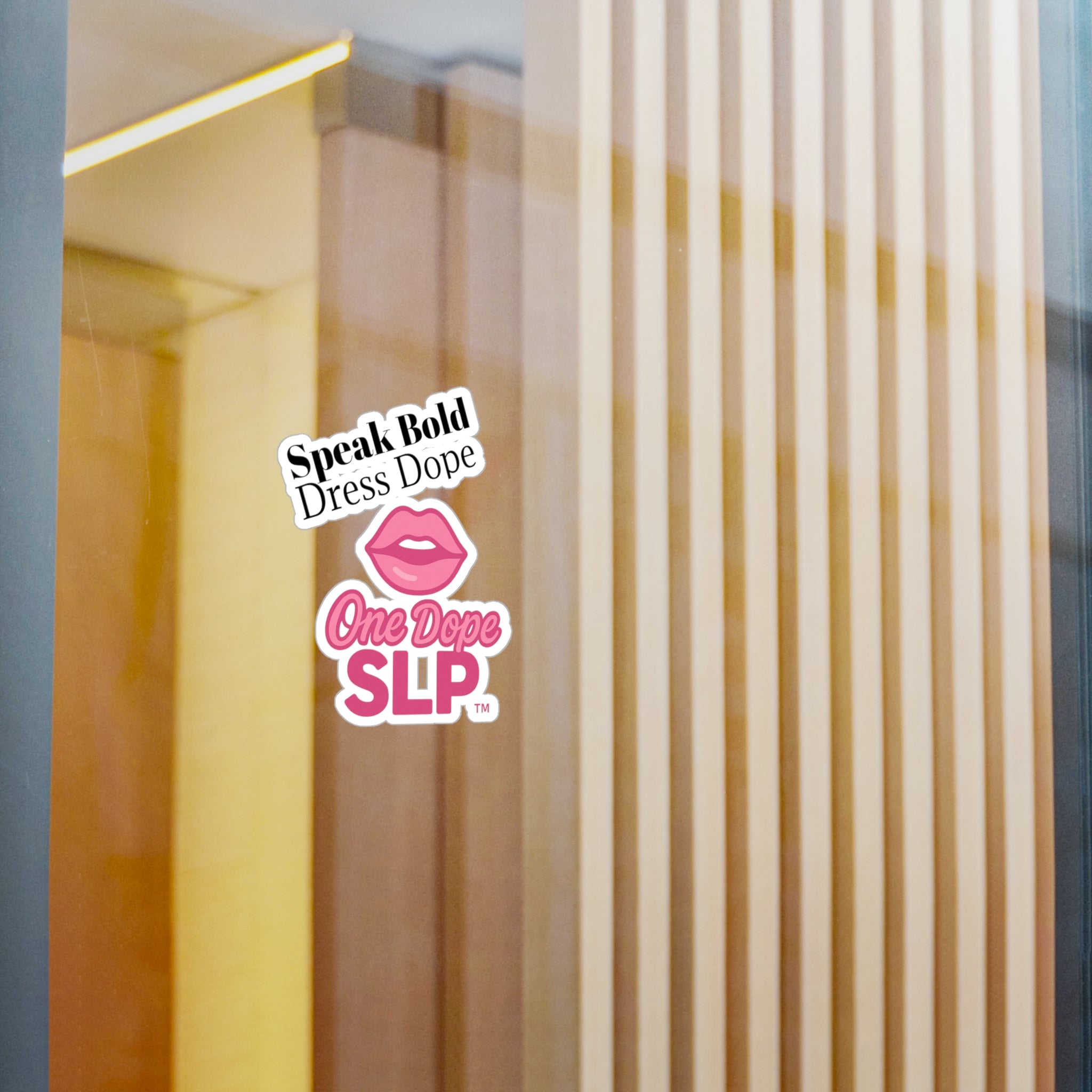 Kiss-Cut Vinyl Decals | One Dope SLP – Speak Bold. Dress Dope.