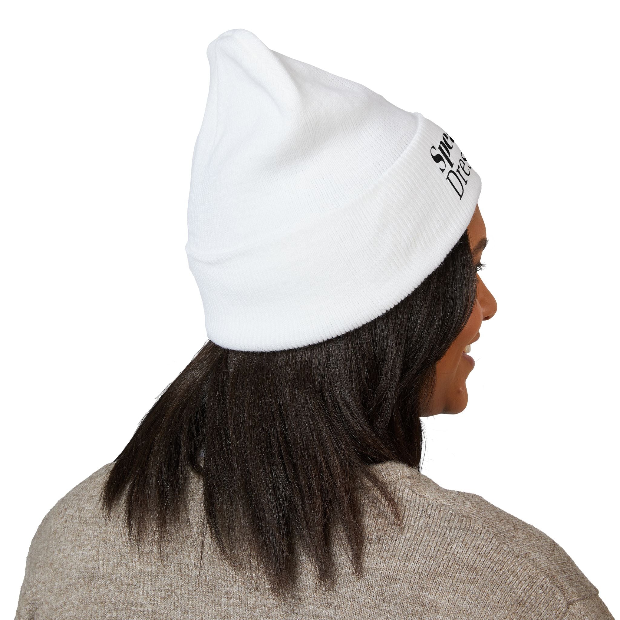 Speak Bold Dress Dope Classic Cuffed Beanie (Embroidered)