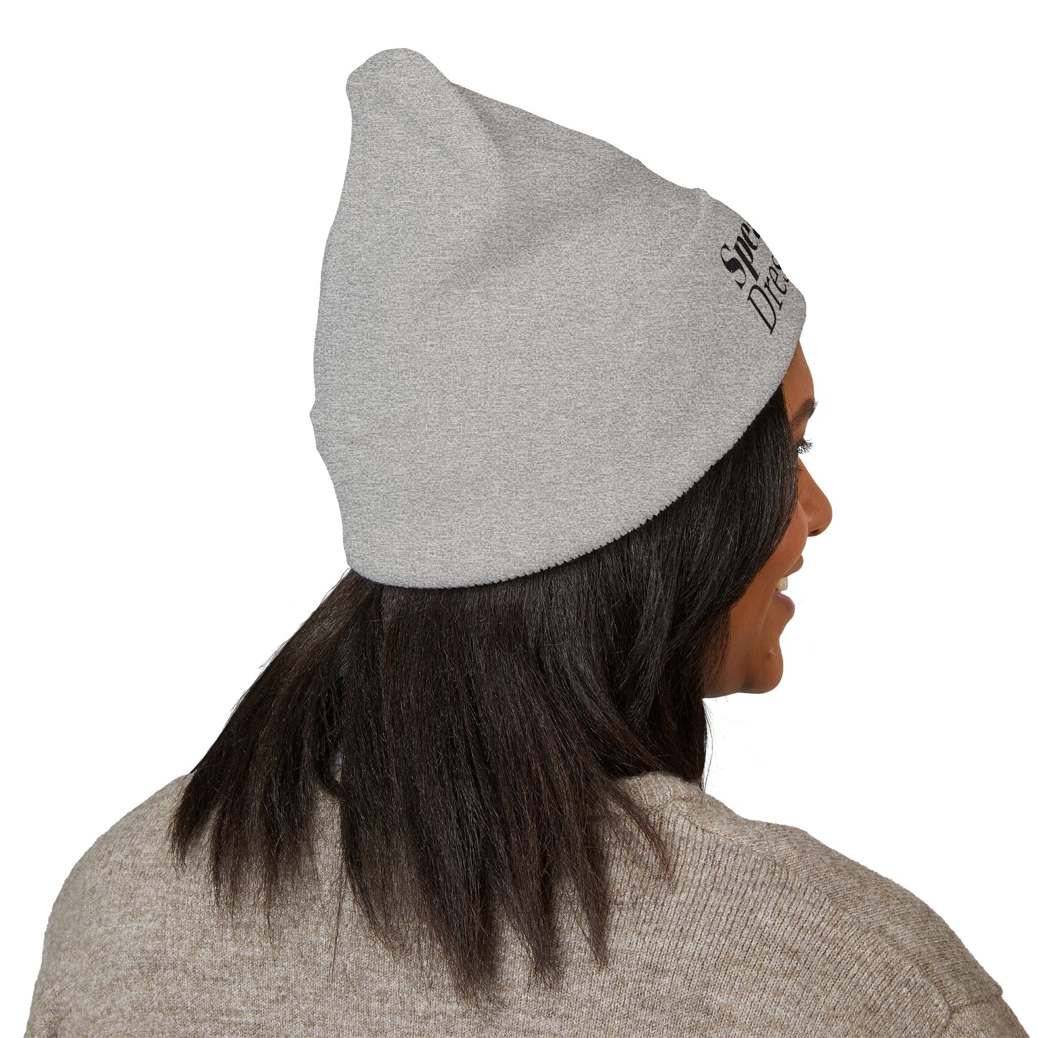 Speak Bold Dress Dope Classic Cuffed Beanie (Embroidered)