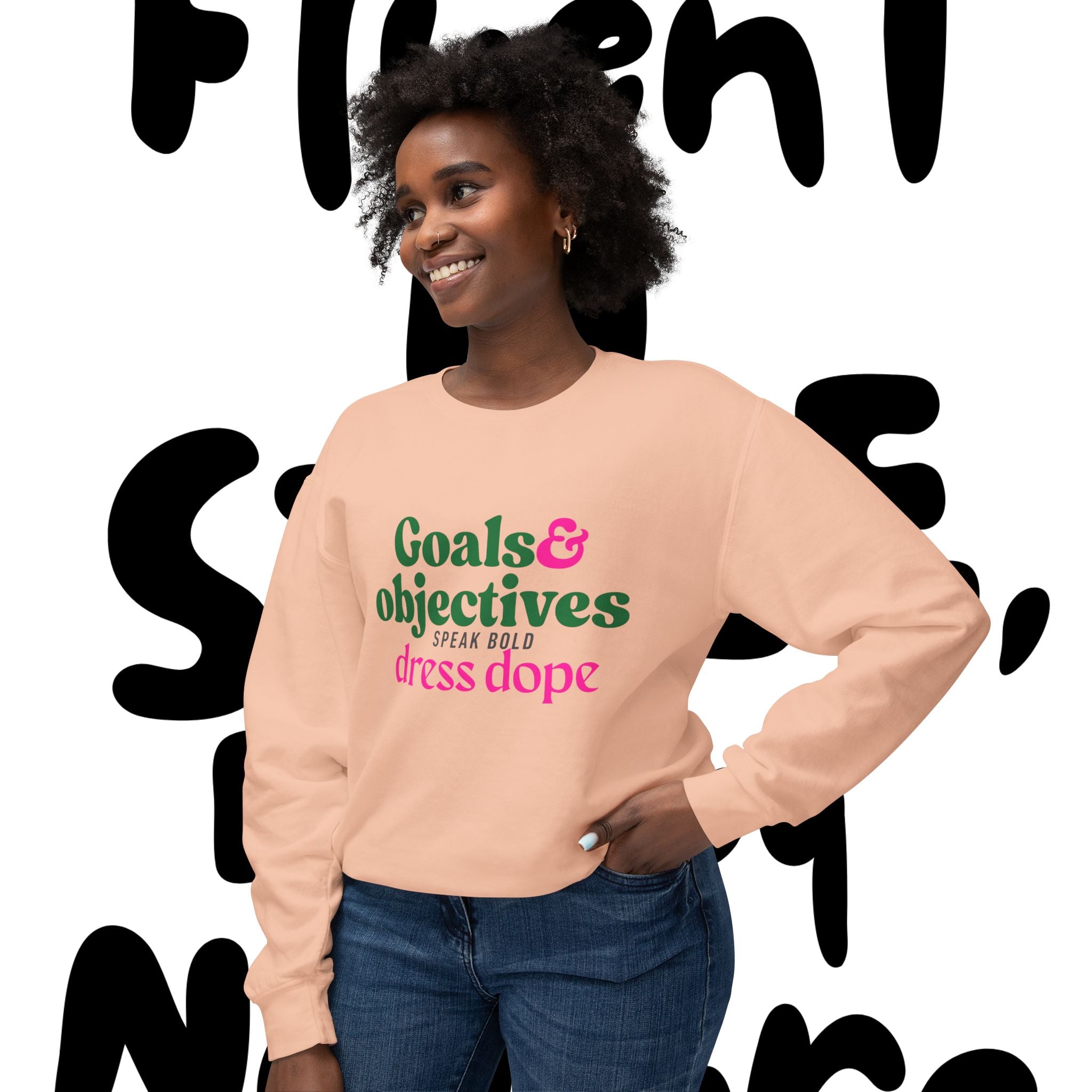 Goal & Objectives™ Sweatshirt — Therapy With Intention. Style With Purpose.
